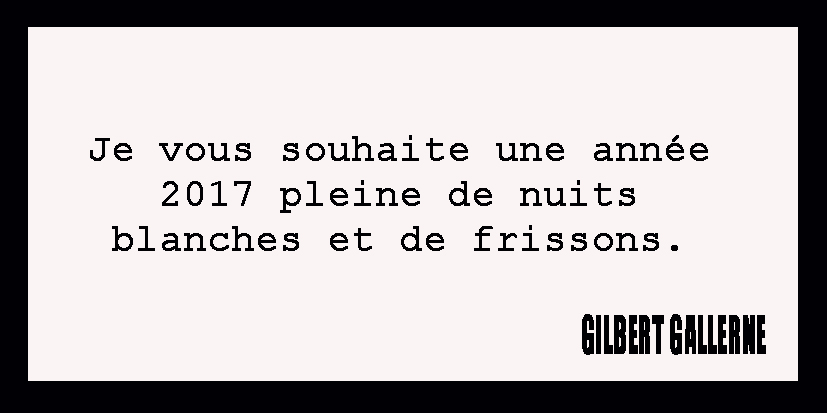 Bonne année